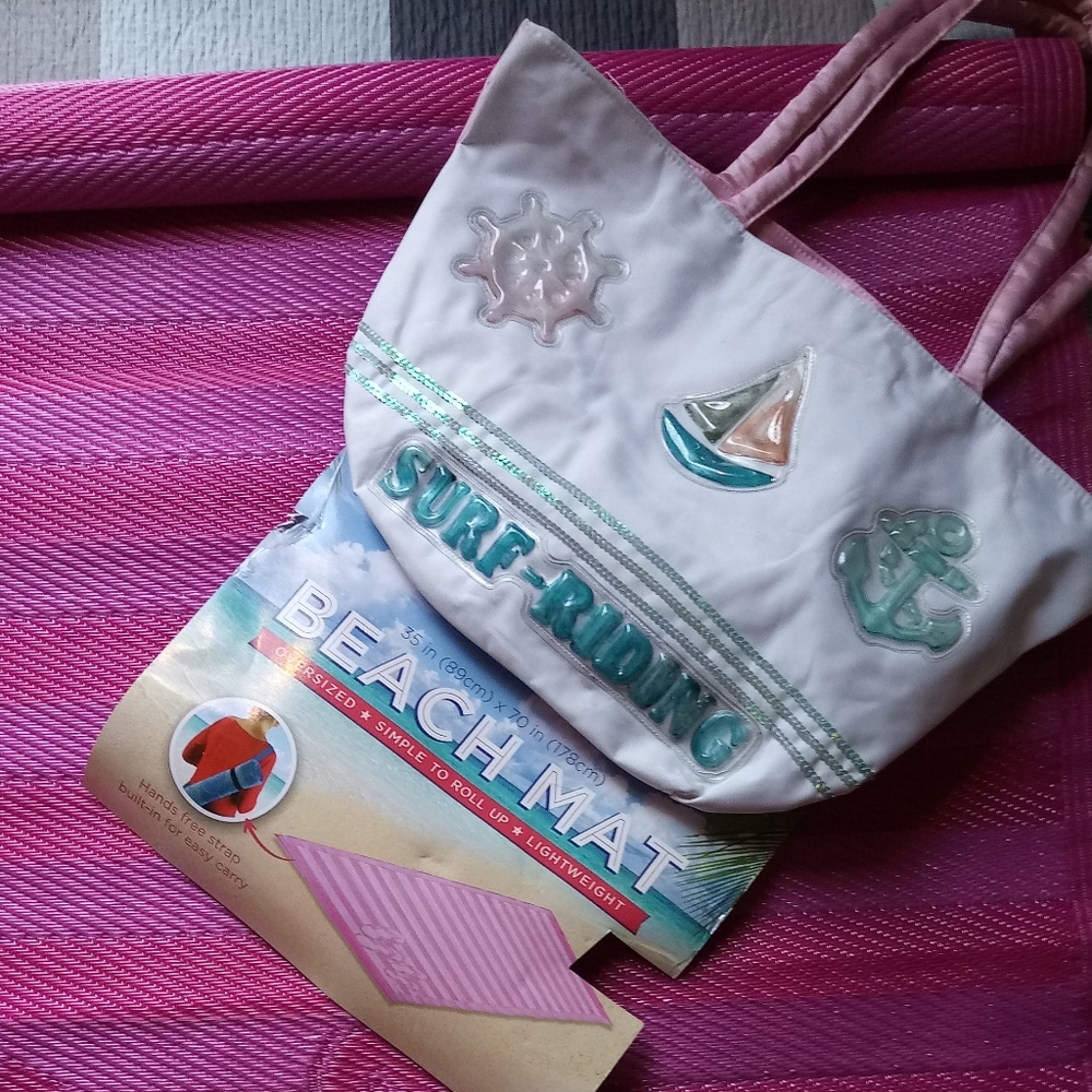 Roll Up beach mat & bag
